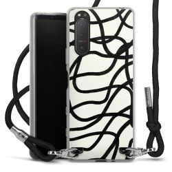 Carry Case Transparent Fabric black/silver