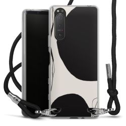 Carry Case Transparent Fabric black/silver