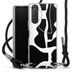 Carry Case Transparent Fabric black/silver