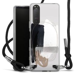 Carry Case Transparent Fabric black/silver