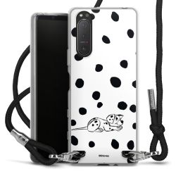 New Carry Case Transparent Stoff schwarz/silber