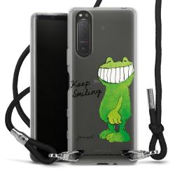 New Carry Case Transparent Stoff schwarz/silber