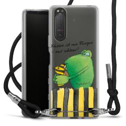 New Carry Case Transparent Stoff schwarz/silber