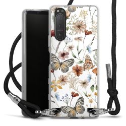 New Carry Case Transparent Stoff schwarz/silber