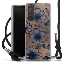 New Carry Case Transparent Stoff schwarz/silber