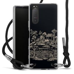 Carry Case Stoff schwarz/silber