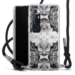 Carry Case Transparent Fabric black/silver