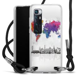 Carry Case Transparent Fabric black/silver