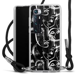 Carry Case Transparent Fabric black/silver