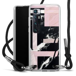 Carry Case Transparent Fabric black/silver