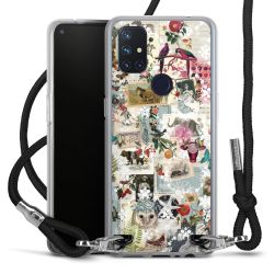 Carry Case Transparent Fabric black/silver