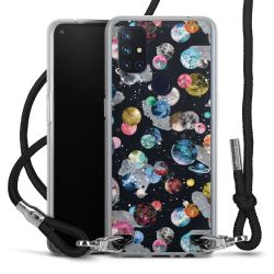 Carry Case Transparent Fabric black/silver