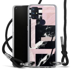 Carry Case Transparent Fabric black/silver