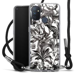 Carry Case Transparent Fabric black/silver