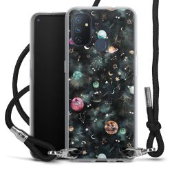 Carry Case Transparent Fabric black/silver