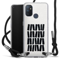 New Carry Case Transparent Stoff schwarz/silber