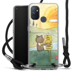 New Carry Case Transparent Stoff schwarz/silber