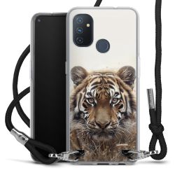 New Carry Case Transparent Stoff schwarz/silber