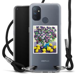 New Carry Case Transparent Stoff schwarz/silber