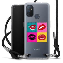 New Carry Case Transparent Stoff schwarz/silber