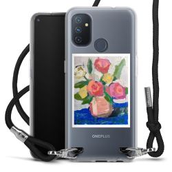 New Carry Case Transparent Stoff schwarz/silber