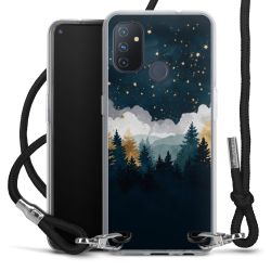 New Carry Case Transparent Stoff schwarz/silber