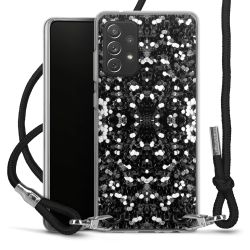 Carry Case Transparent Fabric black/silver