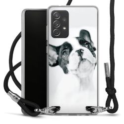 Carry Case Transparent Fabric black/silver