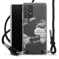 Carry Case Transparent Fabric black/silver