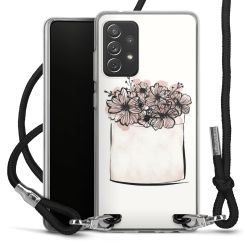 Carry Case Transparent Fabric black/silver