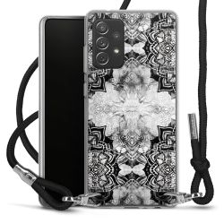 Carry Case Transparent Fabric black/silver