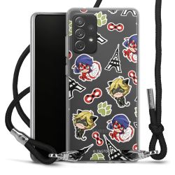 Carry Case Transparent Fabric black/silver