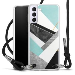 Carry Case Transparent Fabric black/silver