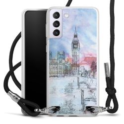 Carry Case Transparent Fabric black/silver