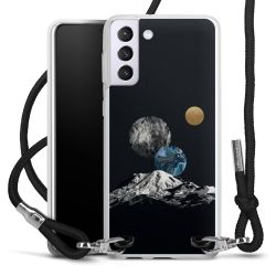 New Carry Case Transparent Stoff schwarz/silber