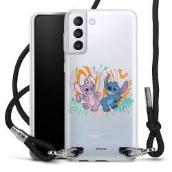 New Carry Case Transparent Stoff schwarz/silber