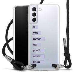 New Carry Case Transparent Stoff schwarz/silber