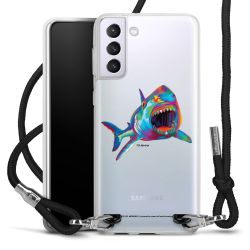 New Carry Case Transparent Stoff schwarz/silber