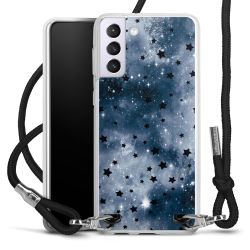 New Carry Case Transparent Stoff schwarz/silber