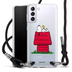 New Carry Case Transparent Stoff schwarz/silber