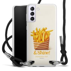 New Carry Case Transparent Stoff schwarz/silber