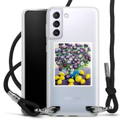 New Carry Case Transparent Stoff schwarz/silber