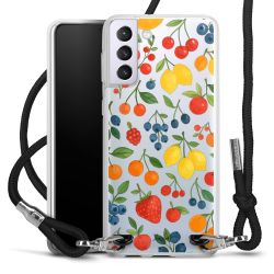 New Carry Case Transparent Stoff schwarz/silber