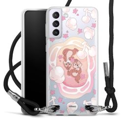 New Carry Case Transparent Stoff schwarz/silber