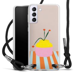 New Carry Case Transparent Stoff schwarz/silber