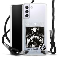 New Carry Case Transparent Stoff schwarz/silber