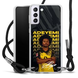 New Carry Case Transparent Stoff schwarz/silber