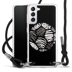 Carry Case Transparent Fabric black/silver