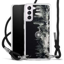 Carry Case Transparent Fabric black/silver