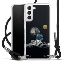 New Carry Case Transparent Stoff schwarz/silber